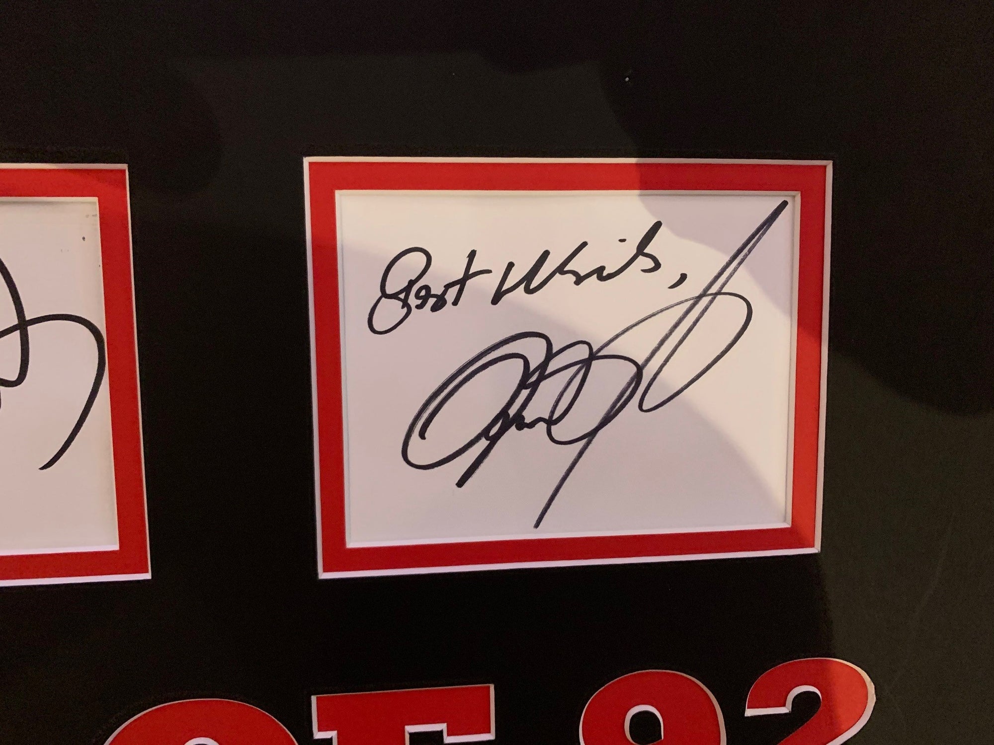 CLASS OF 92 - MULTISIGNERT MONTASJE MED EKTEHETSBEVIS/COA