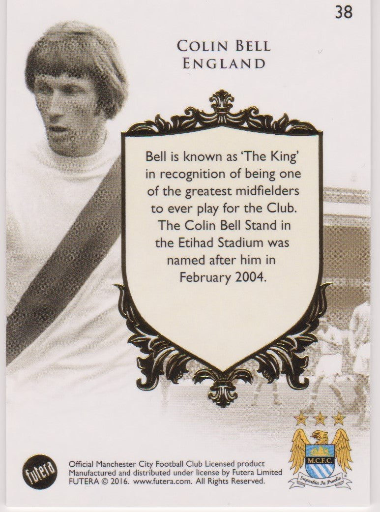038. COLIN BELL - THE GREATS - MANCHESTER CITY