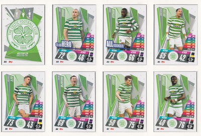 CELTIC FC KOMPLETT SETT MED TOPPS EUROPA LEAGUE 2020/21