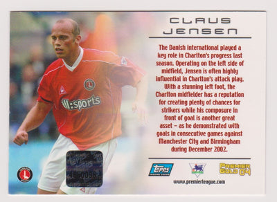 CLAUS JENSEN - CHARLTON - AUTOGRAPH #1000