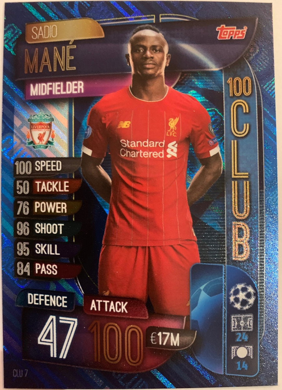CLU07. SADIO MANE - LIVERPOOL -100CLUB