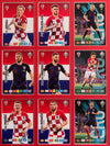 000. CROATIA - KOMPLETT SETT MED 18 KORT - PANINI EURO 2020