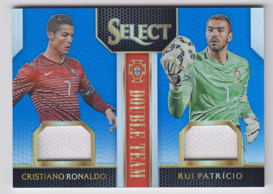 CRISTIANO RONALDO & RUI PATRICIO - PORTUGAL - PANINI SELECT DOUBLE TEAM 2015 #99