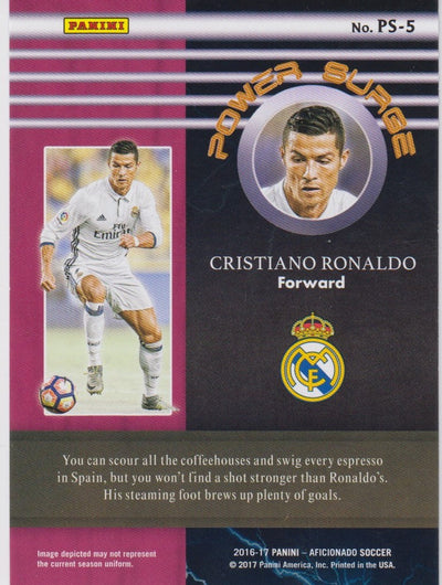 PS-5. CRISTIANO RONALDO - REAL MADRID - ARTIST`S PROOF SILVER
