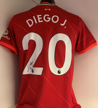 DIEGO JOTA - SIGNERT DRAKT MED EKTEHETSBEVIS/COA