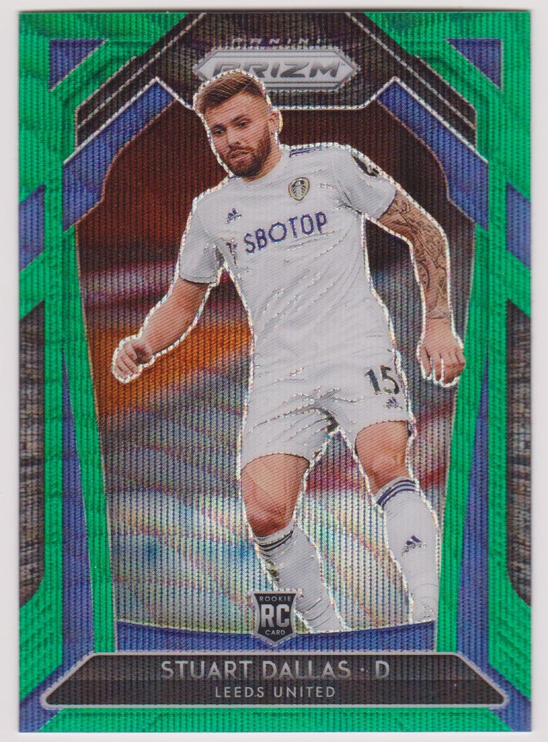 200. STUART DALLAS - LEEDS UNITED - ROOKIE-  GREEN WAVE PRIZM
