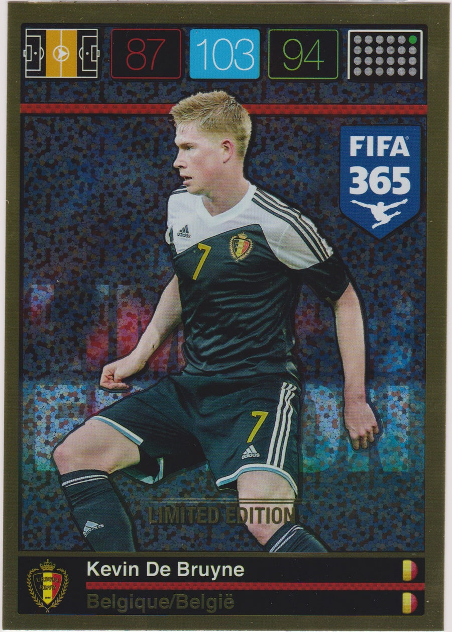 LE-2016. KEVIN DE BRUYNE - BELGIUM  - LIMITED EDITION - STORFORMAT KORT