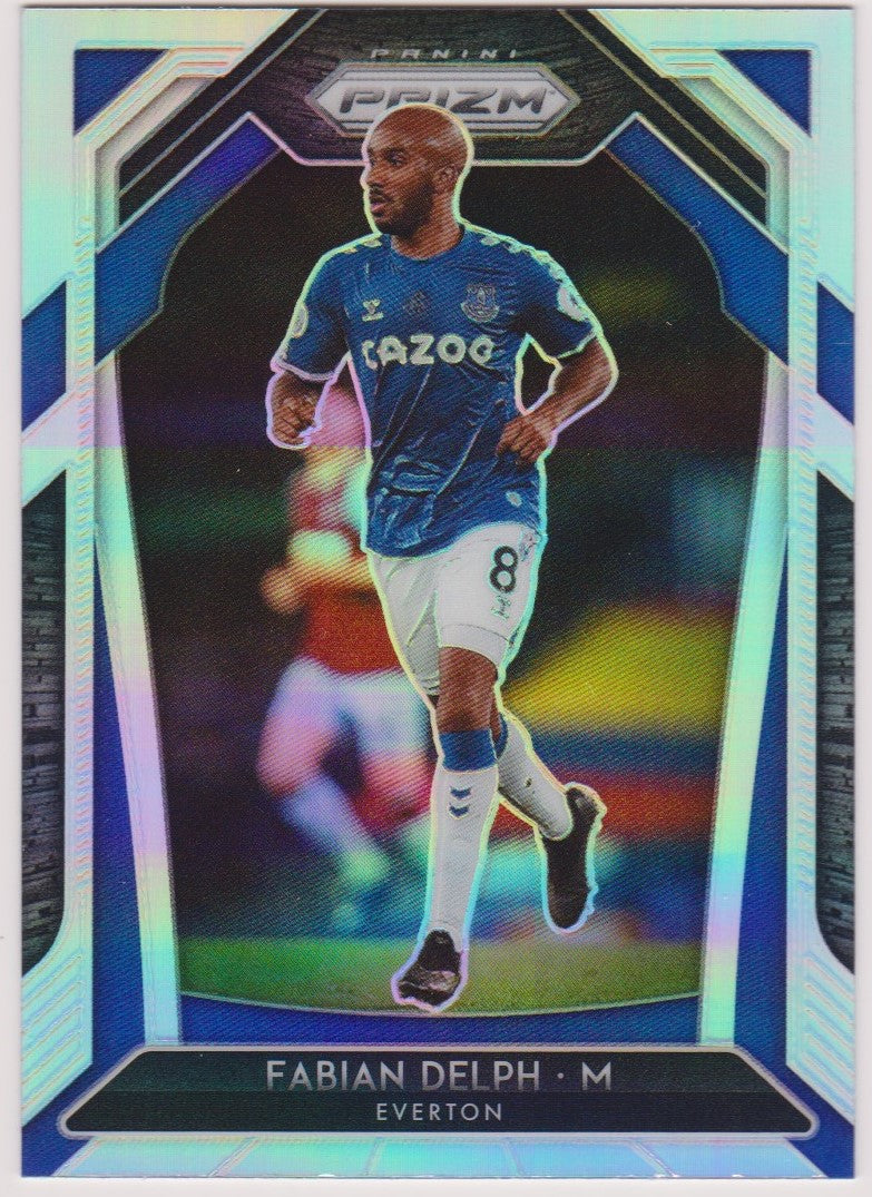 118. FABIAN DELPH - EVERTON - SILVER PRIZM