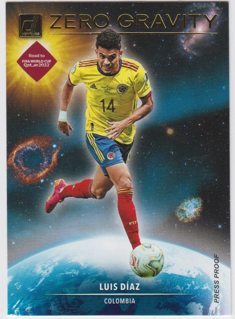 014. LUIS DIAZ - COLOMBIA - ZERO GRAVITY - PRESS PROOF