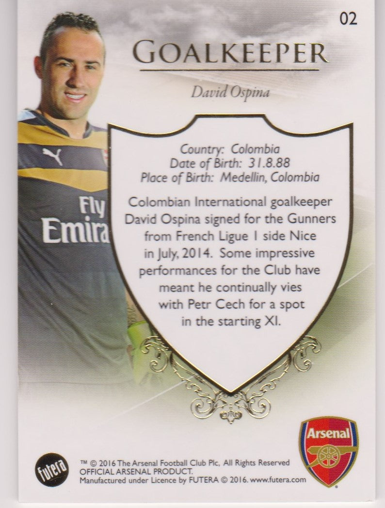 002. DAVID OSPINA - CLUB BASE - ARSENAL