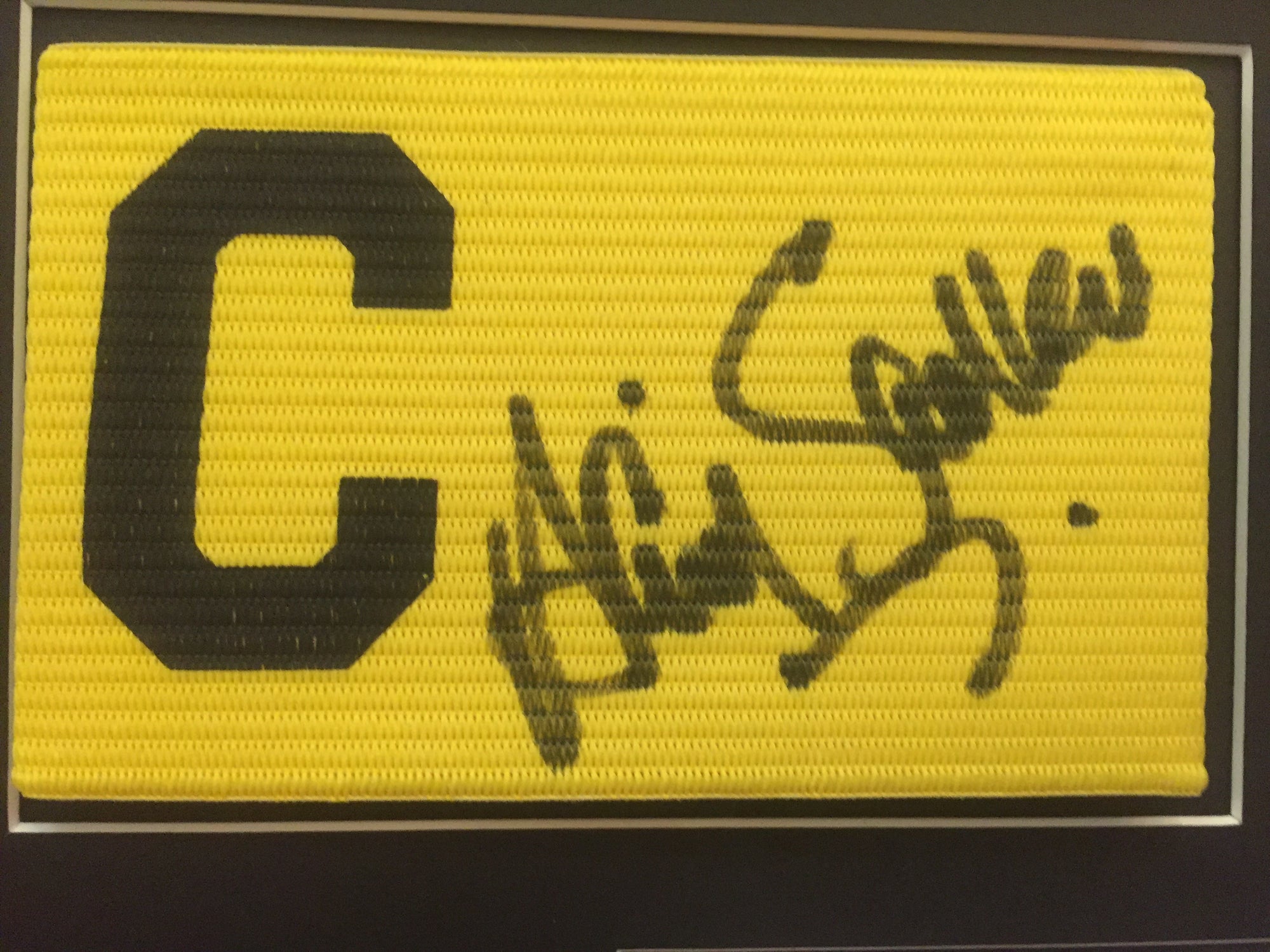 DAVID SADLER - SIGNERT KAPTEINSBIND MED EKTEHETSBEVIS/COA