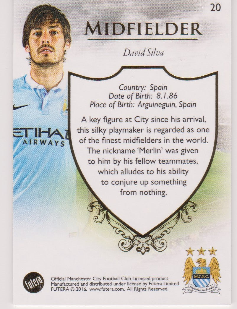 020. DAVID SILVA - CLUB BASE - MANCHESTER CITY