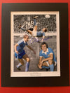 DENNIS TUEART  - SIGNERT FOTOMONTASJE MED EKTEHETSBEVIS/COA
