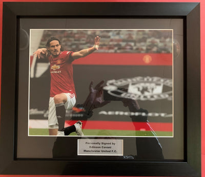 EDINSON CAVANI - SIGNERT BILDE MED EKTEHETSBEVIS/COA