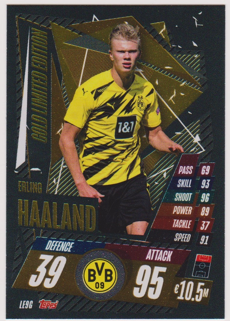 LE9G. ERLING BRAUT HAALAND - BORUSSIA DORTMUND - LIMITED EDITION GOLD