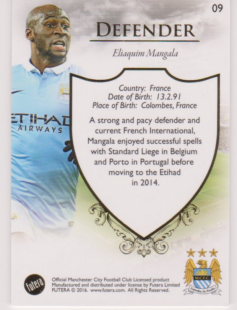 009. ELIAQUIM MANGALA - CLUB BASE - MANCHESTER CITY