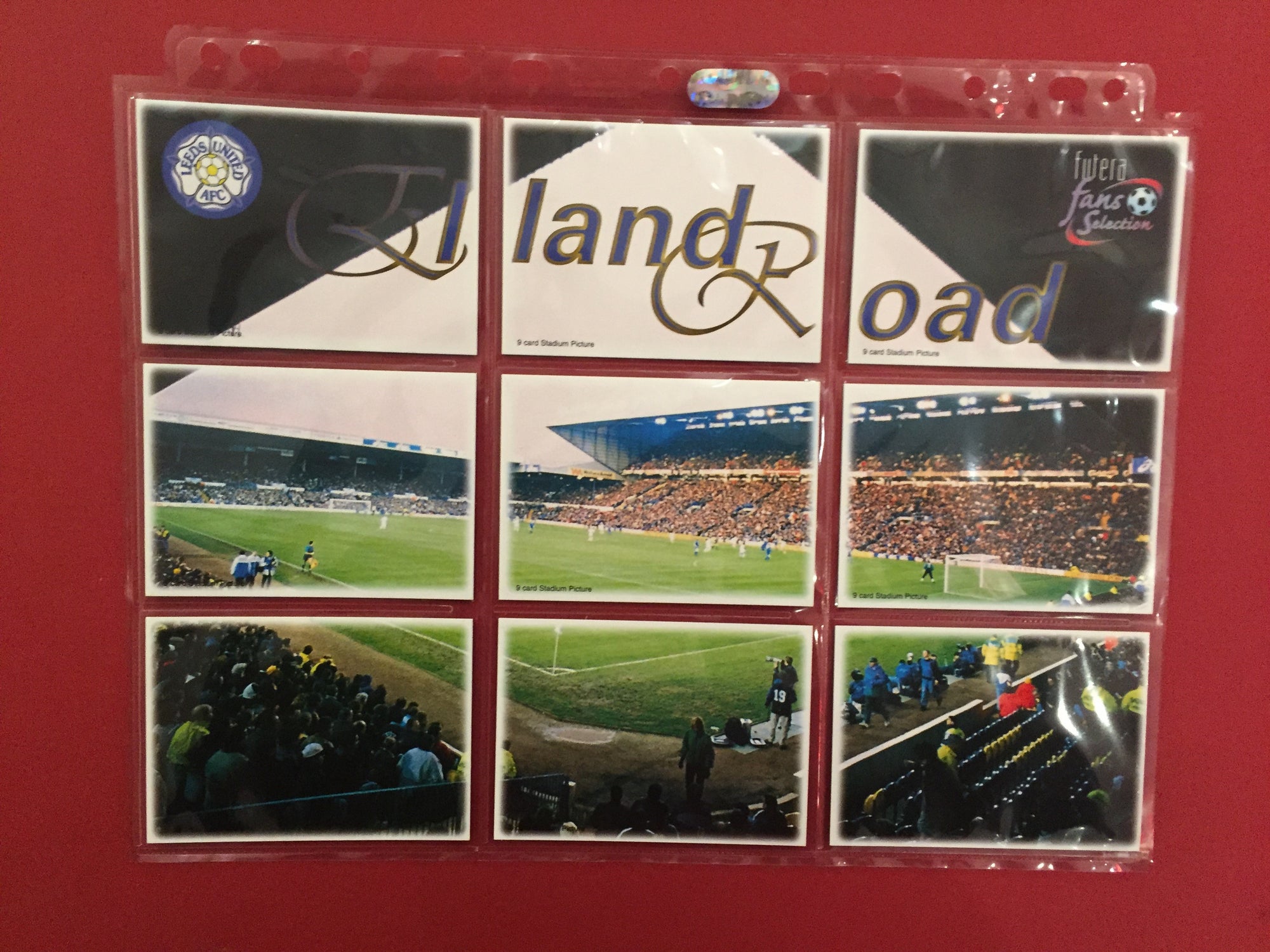 LEEDS UNITED - FUTERA - ELLAND ROAD - KOMPLETT SETT