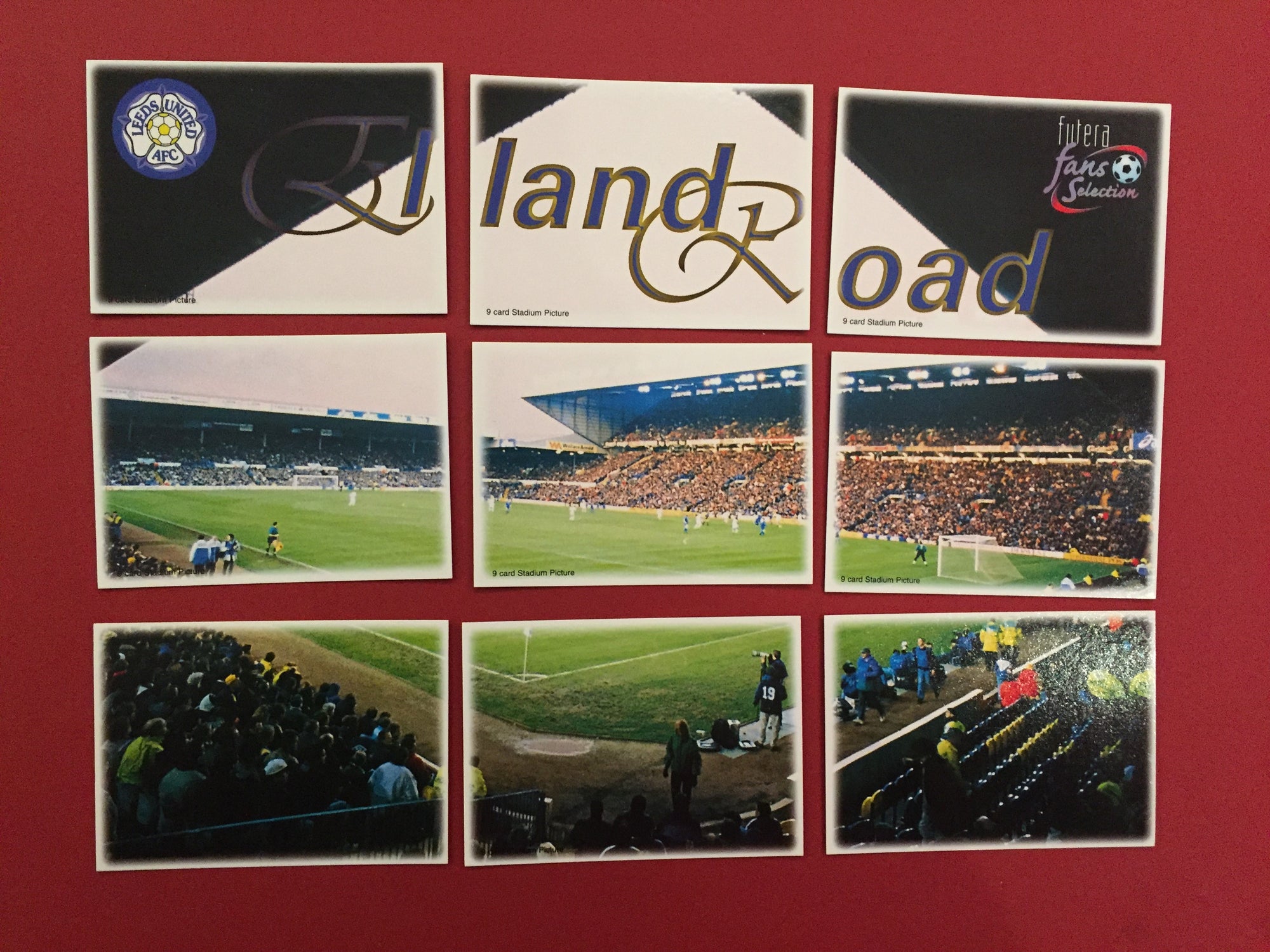 LEEDS UNITED - FUTERA - ELLAND ROAD - KOMPLETT SETT