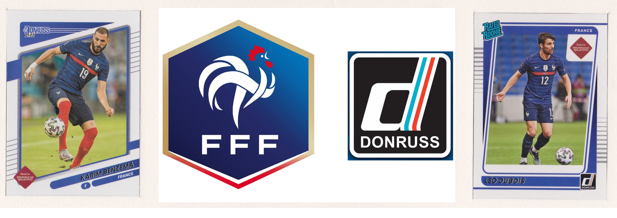 FRANCE - COMPLETE TEAMSET - DONRUSS ROAD TO QATAR 2022 - BASE