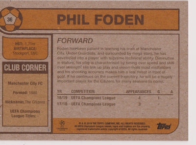 036. PHIL FODEN - MANCHESTER CITY - PR.413