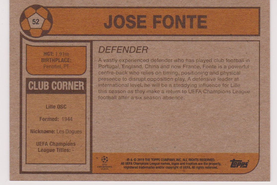 052. JOSE FONTE - LILLE OSC - PR.357