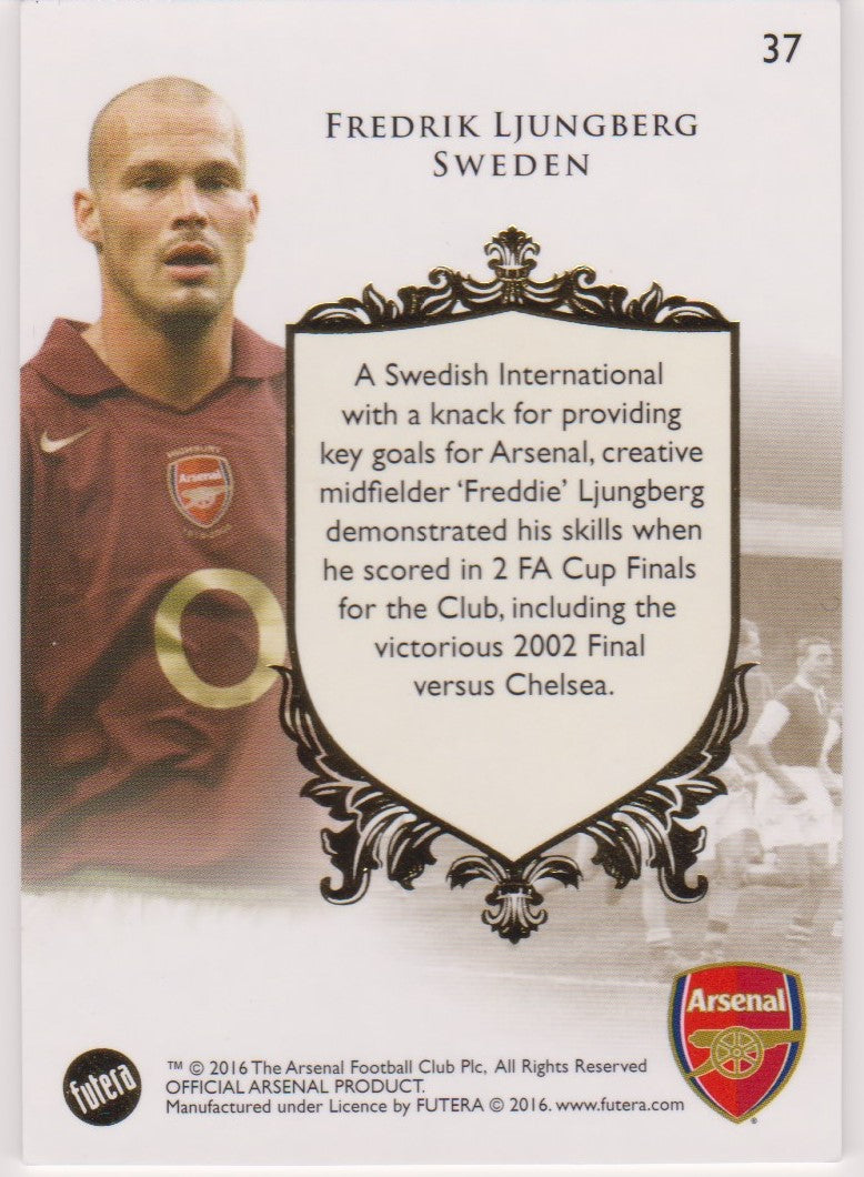 037. FREDRIK LJUNGBERG - THE GREATS - ARSENAL