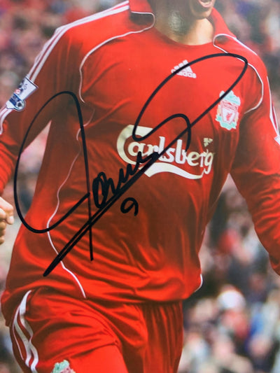 FERNANDO TORRES - SIGNERT BILDE MED EKTEHETSBEVIS/COA