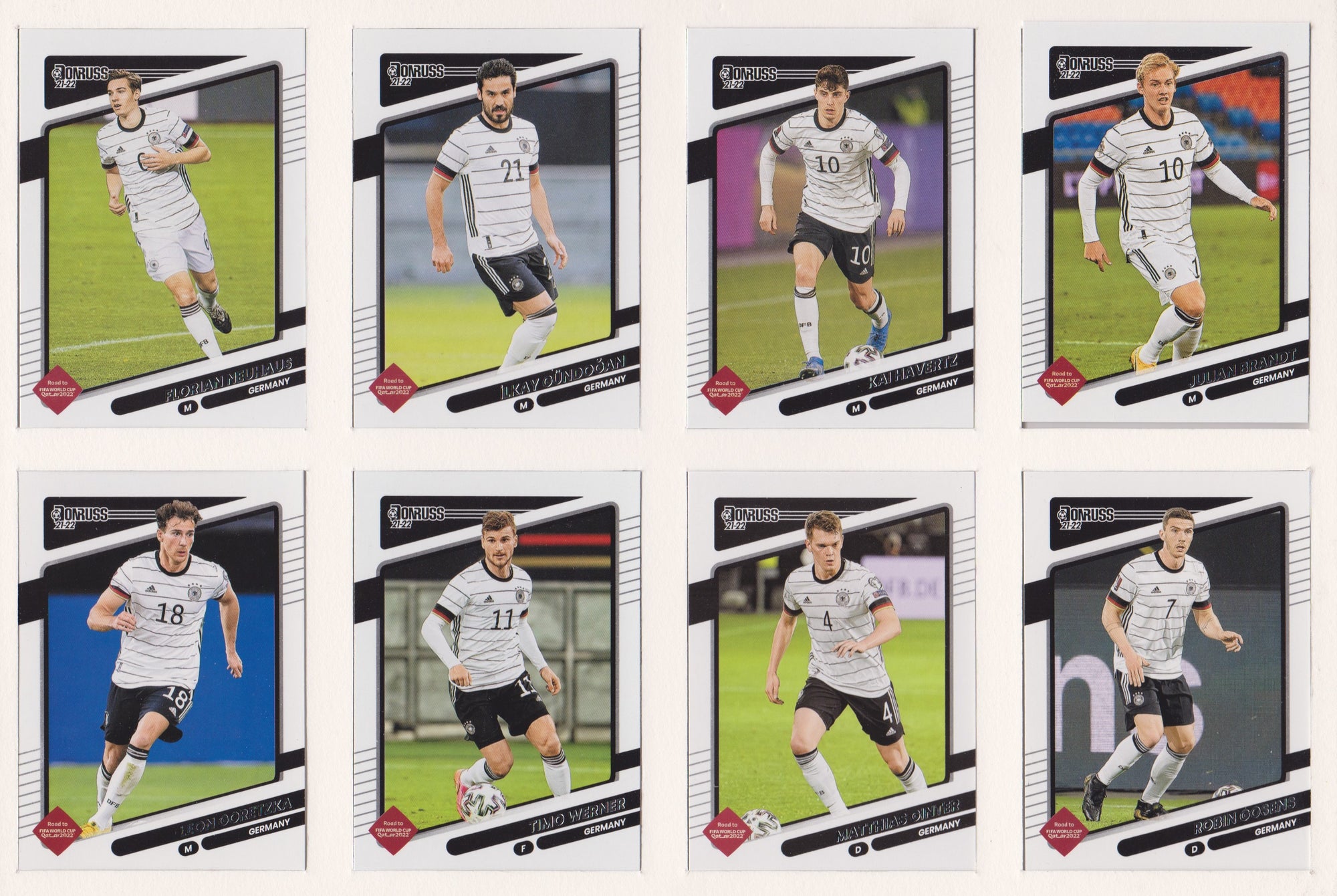 GERMANY - COMPLETE TEAMSET - DONRUSS ROAD TO QATAR 2022 - BASE