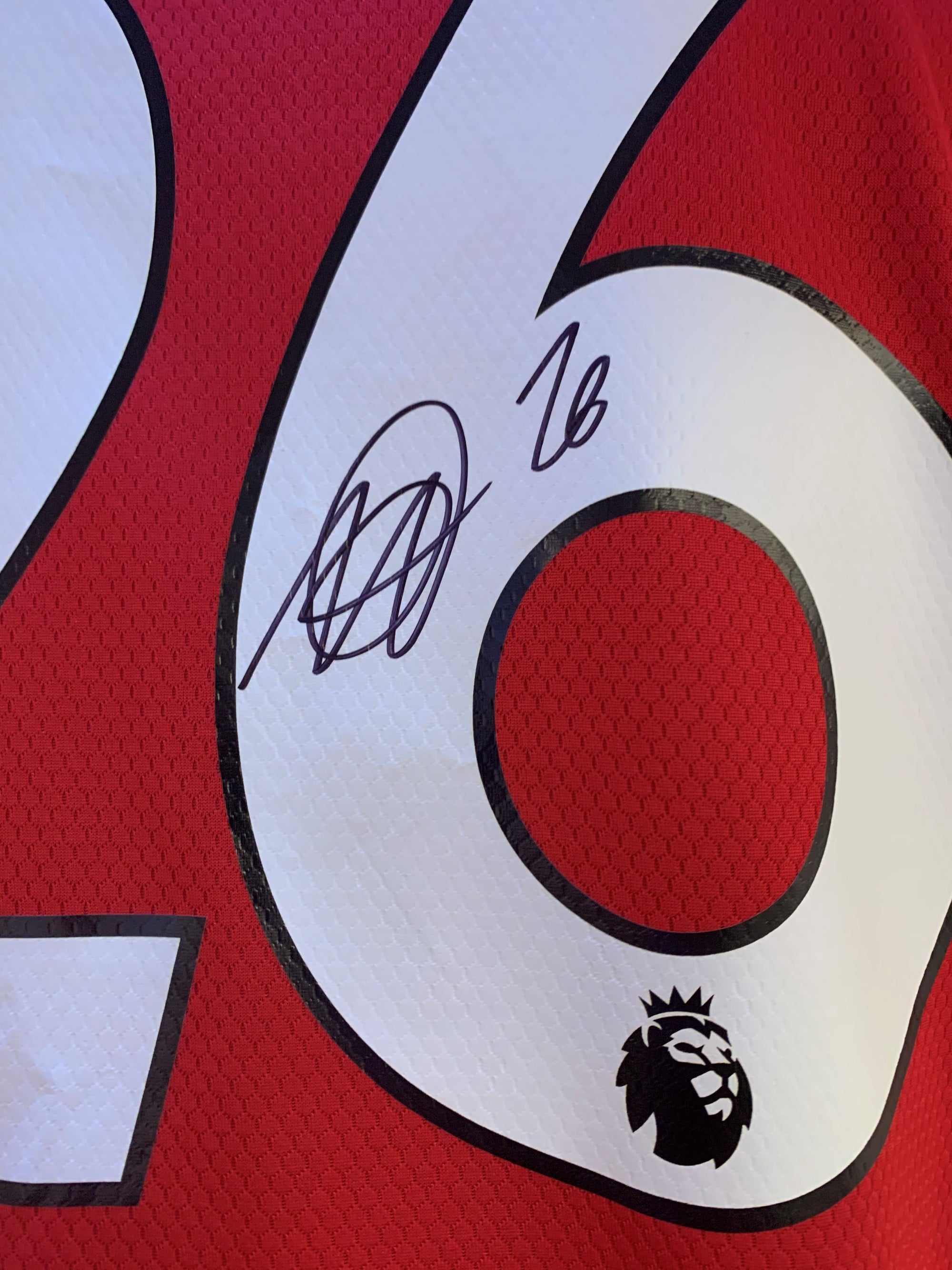 MASON GREENWOOD - SIGNERT DRAKT MED EKTEHETSBEVIS/COA