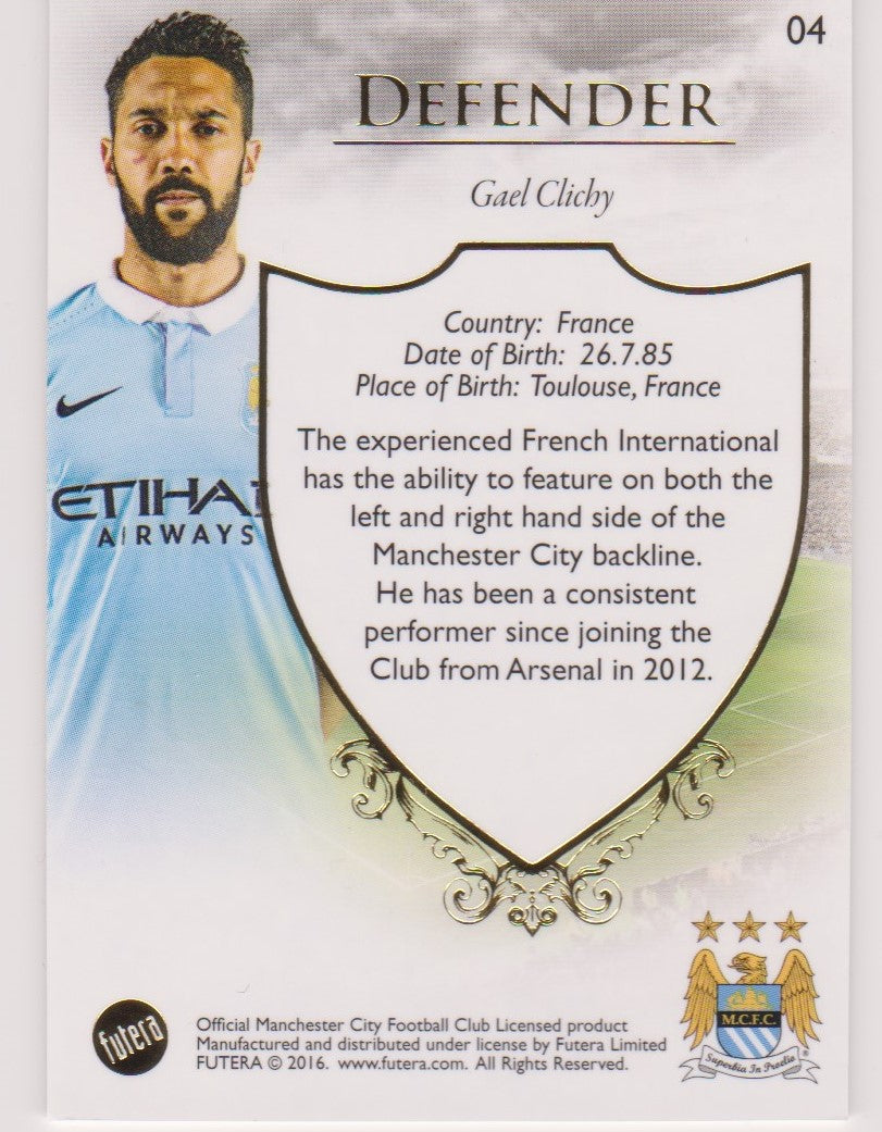 004. GAEL CLICHY - CLUB BASE - MANCHESTER CITY