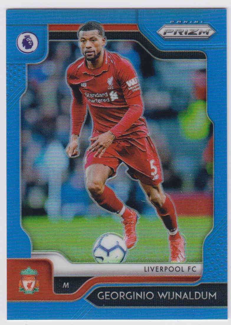 #199-BLUE. 091. GEORGINIO WIJNALDUM - LIVERPOOL - CARD 139 OF 199