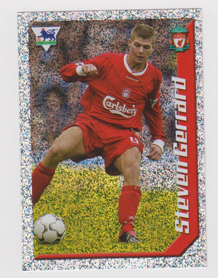 301. STEVEN GERRARD - LIVERPOOL - STICKER FOIL