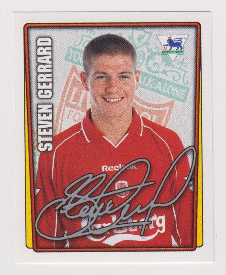 278. STEVEN GERRARD - LIVERPOOL - STICKER