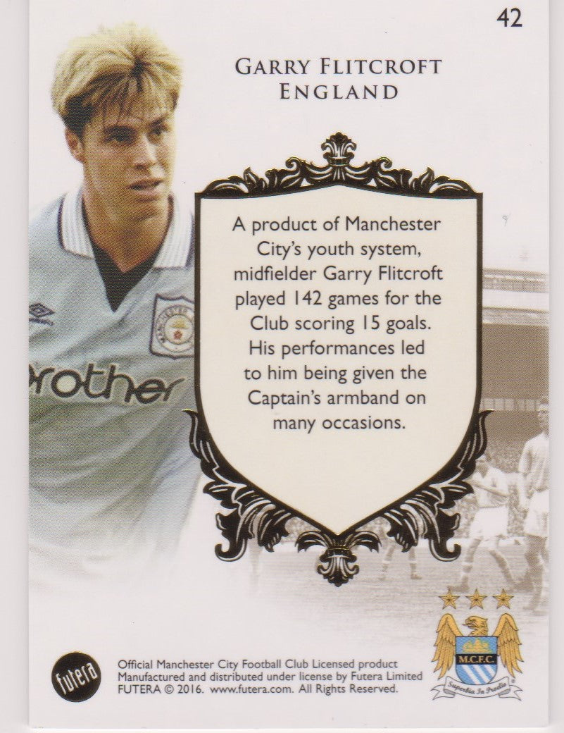 042. GARRY FLITCROFT - THE GREATS - MANCHESTER CITY