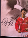 RYAN GIGGS - SIGNERT BILDE MED COA/EKTEHETSBEVIS