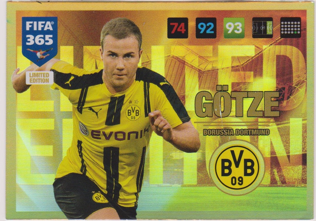 LE-2017. MARIO GÖTZE - BORUSSIA DORTMUND - LIMITED EDITION