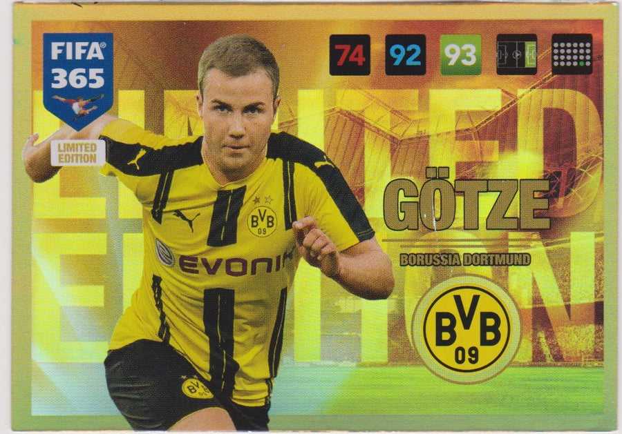 LE-2017. MARIO GÖTZE - BORUSSIA DORTMUND - LIMITED EDITION