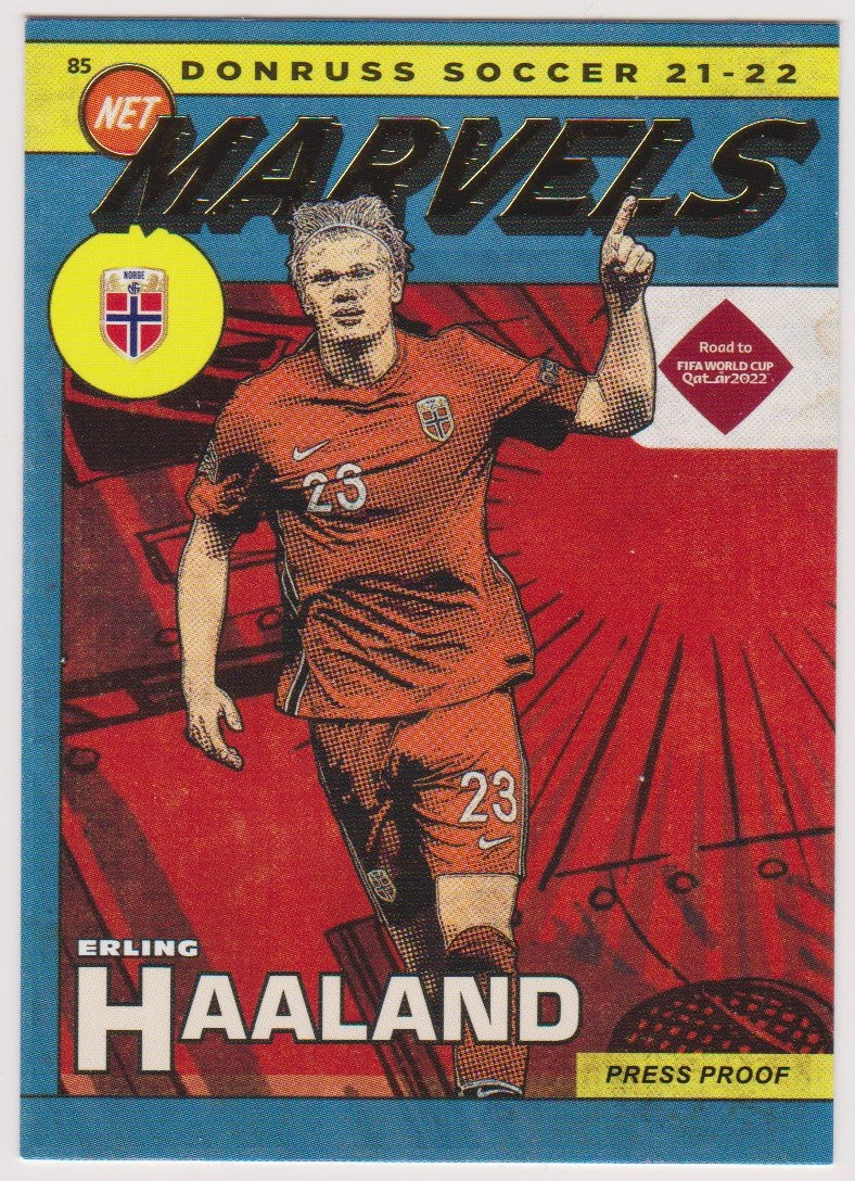 005. ERLING HAALAND - DONRUSS - NET MARVELS - PRESS PROOF