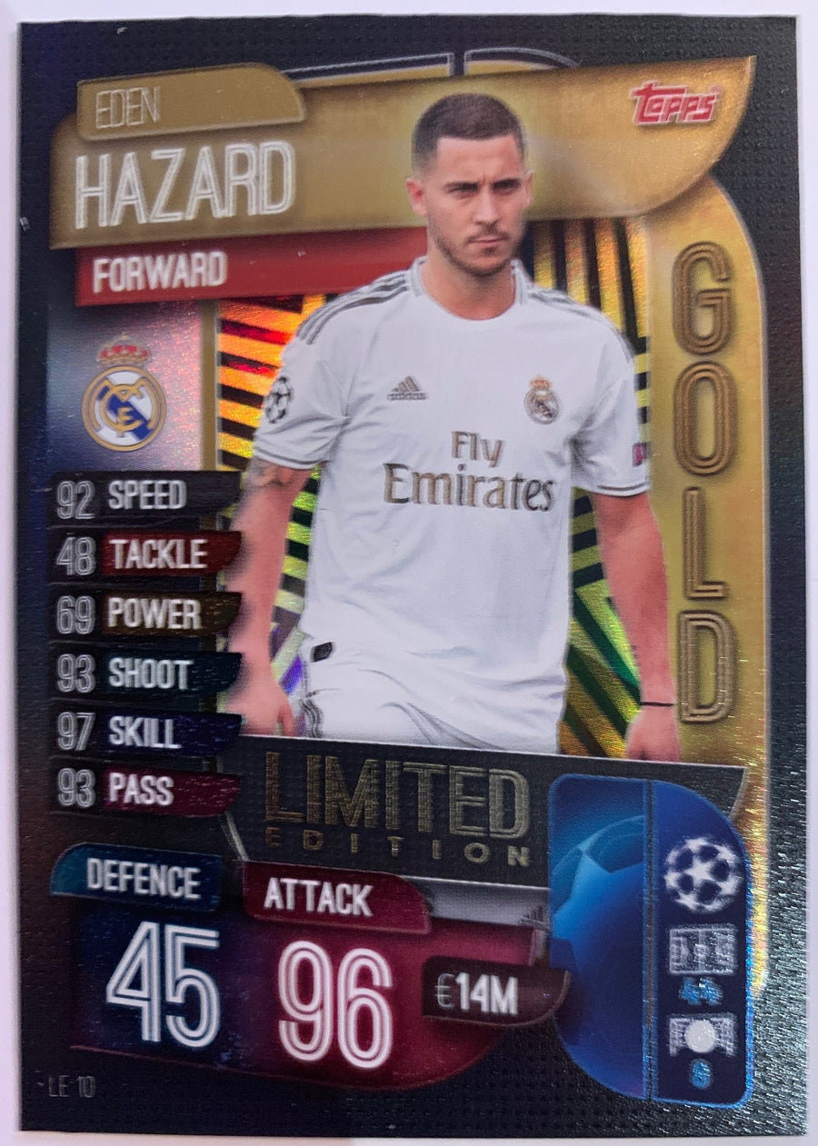LE10. EDEN HAZARD - REAL MADRID - LIMITED EDITION GOLD