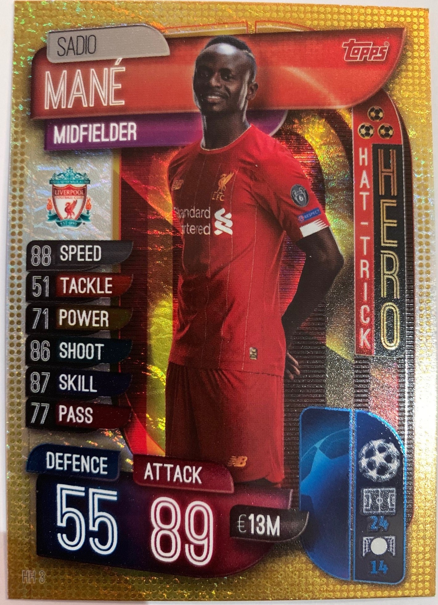 HH3. SADIO MANE - LIVERPOOL - HAT-TRICK HERO