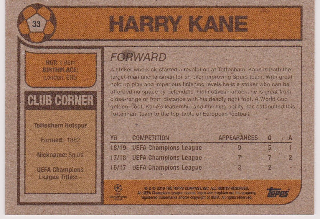 033. HARRY KANE - TOTTENHAM HOTSPURS - PR.345
