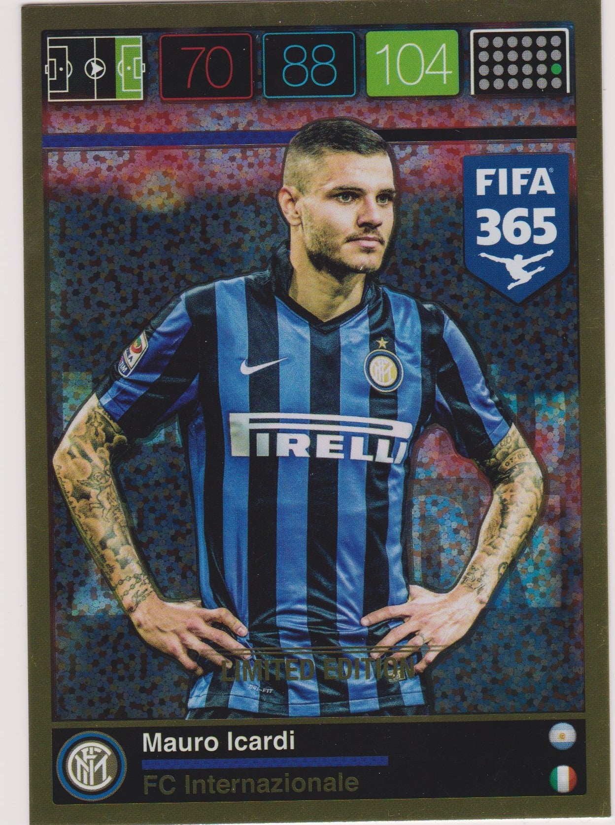 LE-2016. MAURO ICARDO - FC INTERNATZIONALE - LIMITED EDITION - STORFORMAT KORT
