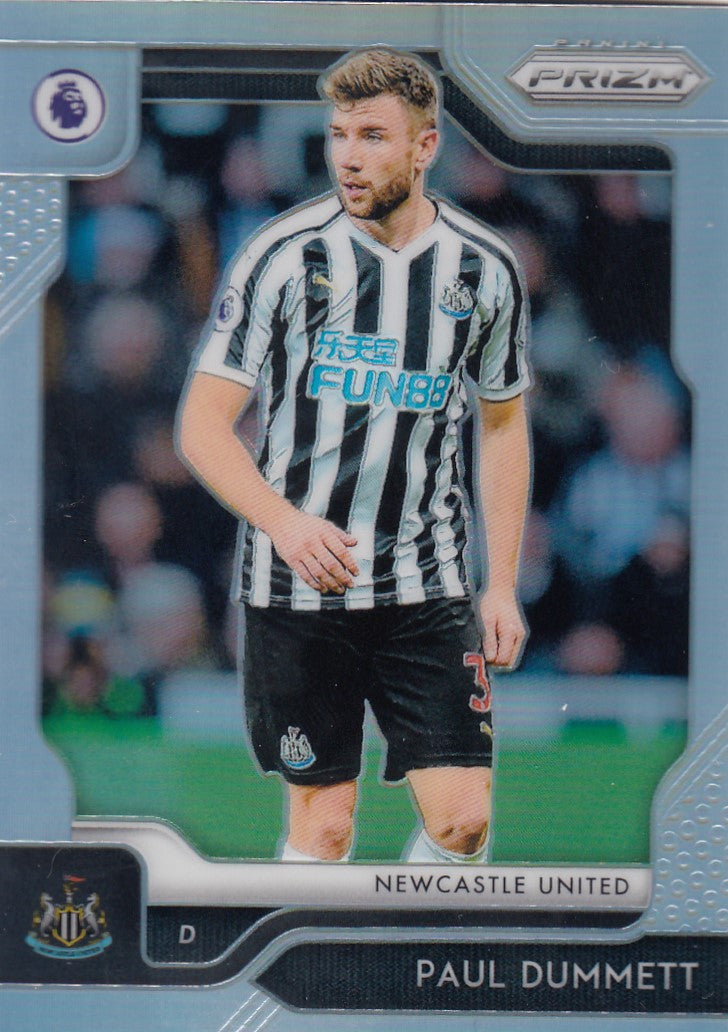 206. PAUL DUMMETT - NEWCASTLE UNITED - SILVER PRIZM