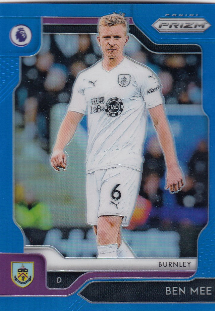 #/199-BLUE. 242. BEN MEE - BURNLEY - CARD 191 OF 199