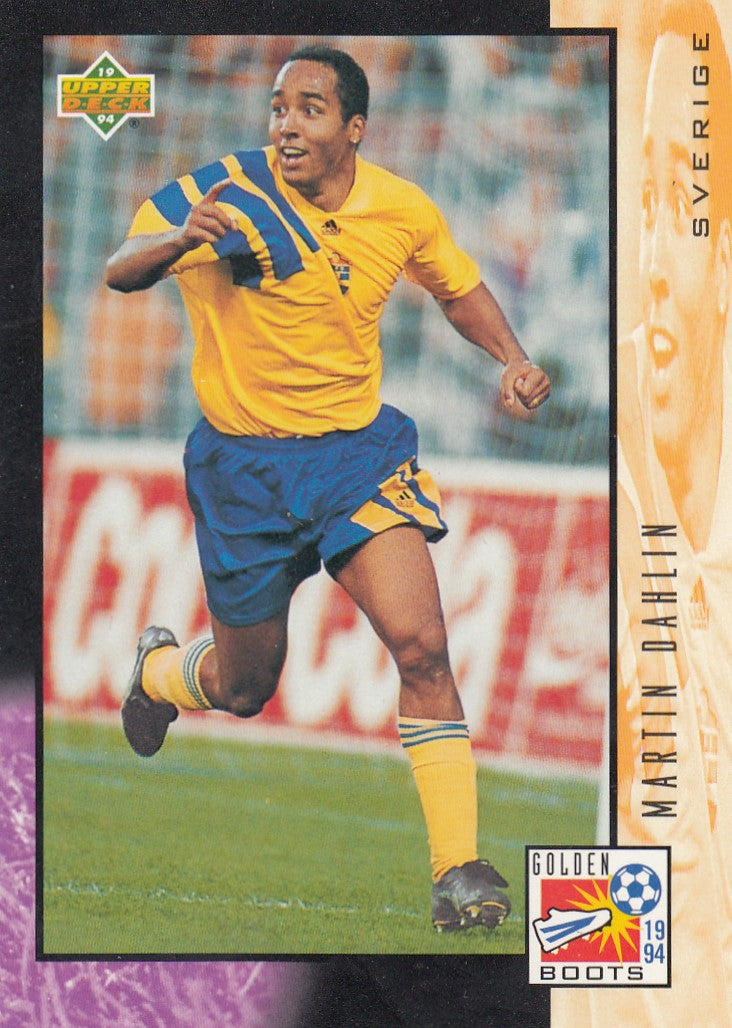 UD25. MARTIN DAHLIN - SVERIGE - GOLDEN BOOTS