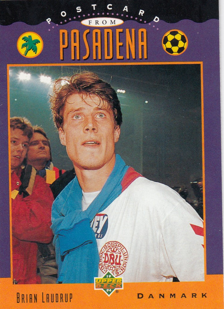 UD01. BRIAN LAUDRUP - DANMARK - POSTCARD