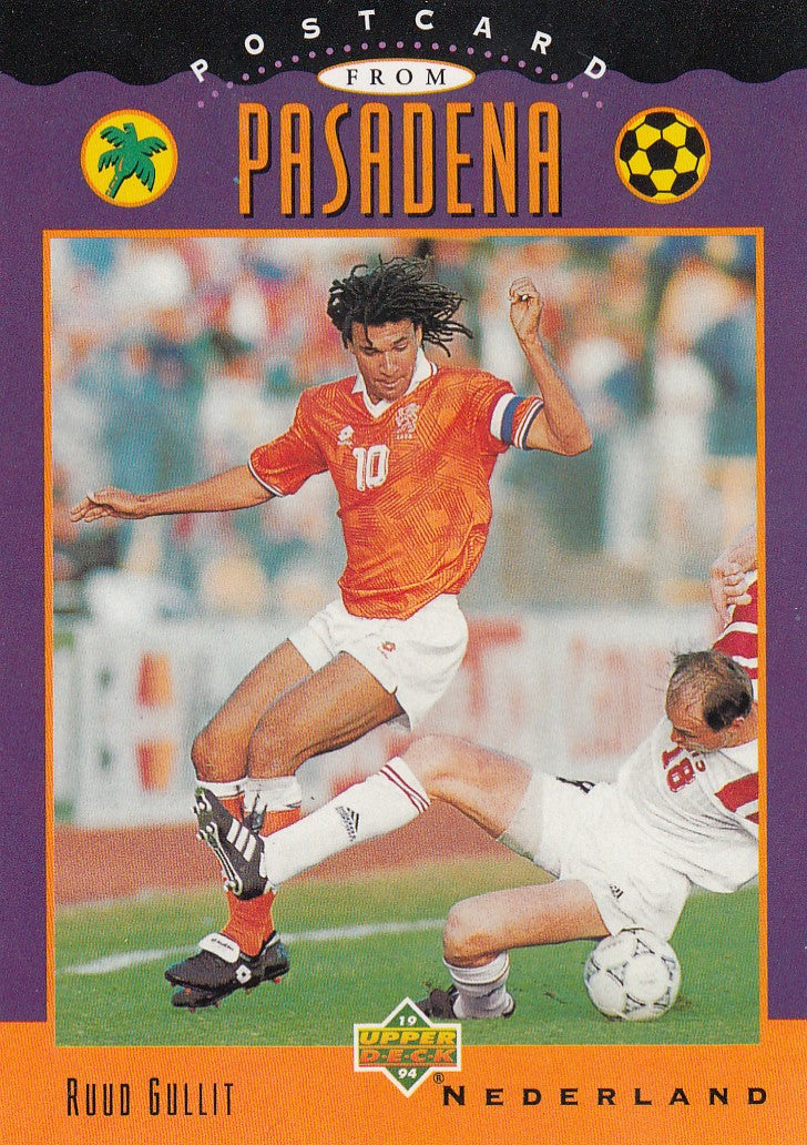 UD06. RUUD GULLIT - NEDERLAND - POSTCARD