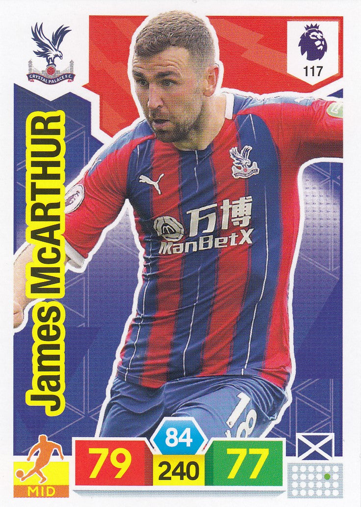 117. JAMES MCARTHUR - CRYSTAL PALACE