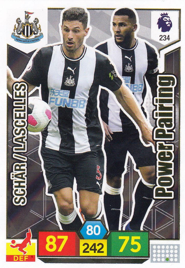 234. SCHÄR / LASCELLES - NEWCASTLE UNITED - POWER PAIRING