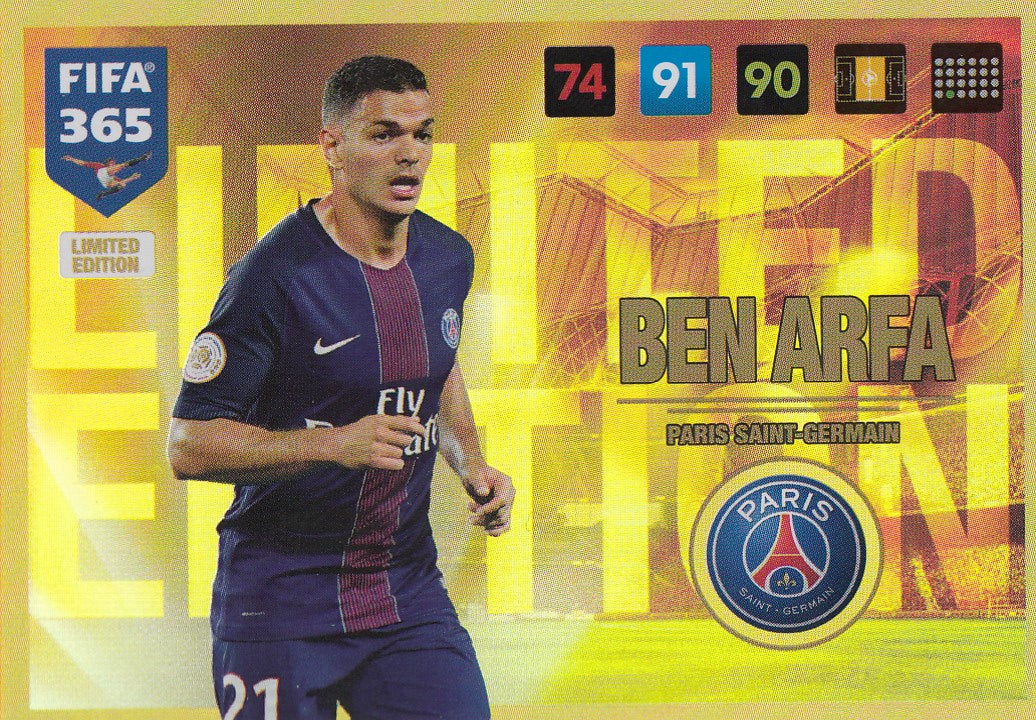 LE-2017. HATEM BEN ARFA - PARIS SAINT-GERMAIN - LIMITED EDITION